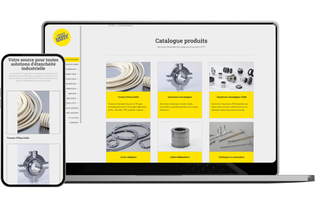 Latty - Référencement naturel (SEO) - Enjin Agence Web Cholet