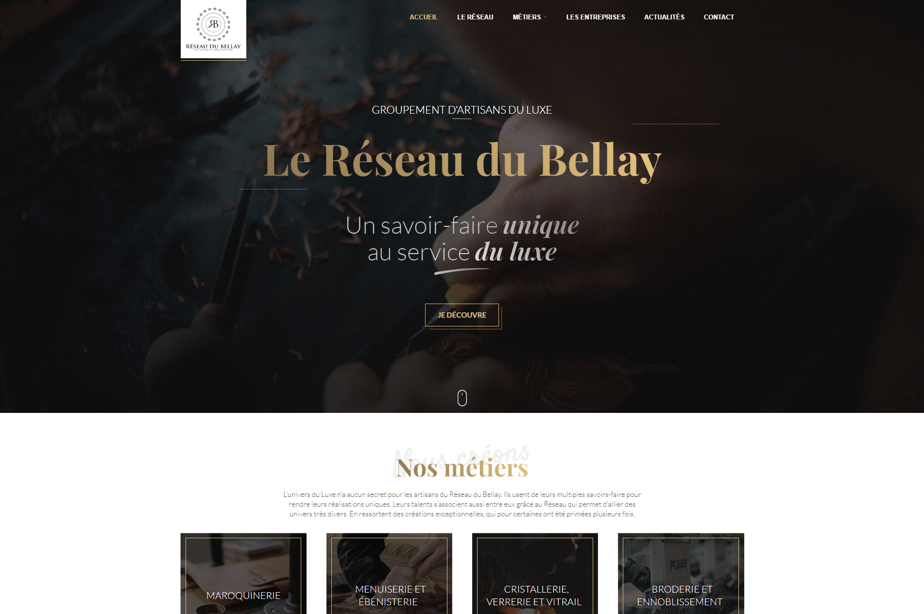 Réseau du Bellay - Référencement naturel (SEO), Création de Site Internet - Enjin Agence Web Cholet