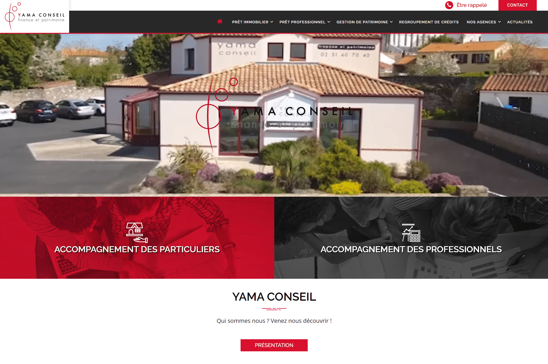 Yama Conseil - Référencement naturel (SEO), Création de Site Internet - Enjin Agence Web Cholet