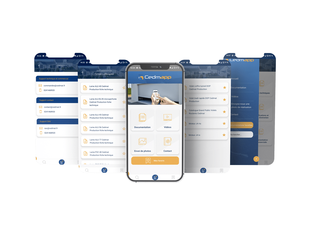 Cedmapp - Mockup mobile