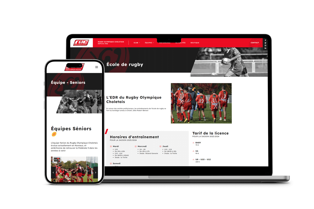 ROC - Création de Site Internet - Enjin Agence Web Cholet