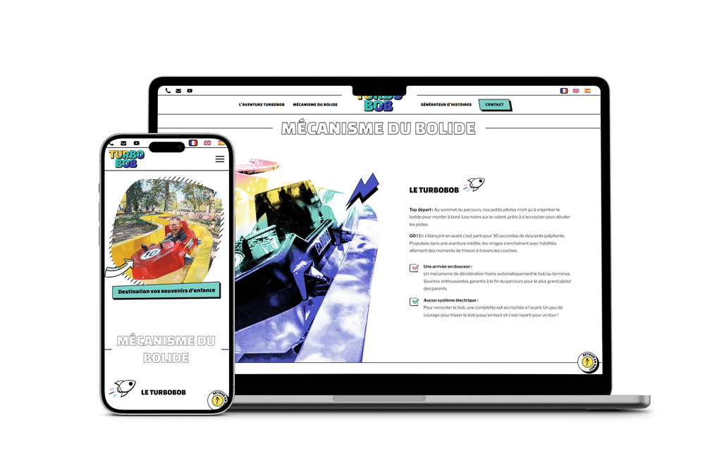 Turbobob - Référencement naturel (SEO), Création de Site Internet - Enjin Agence Web Cholet
