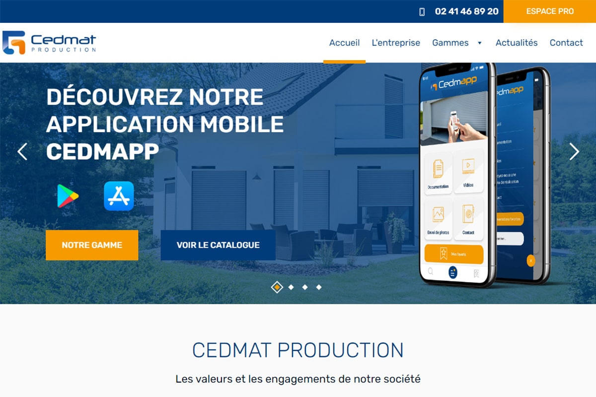 Cedmapp - Création Application mobile - Enjin Agence Web Cholet