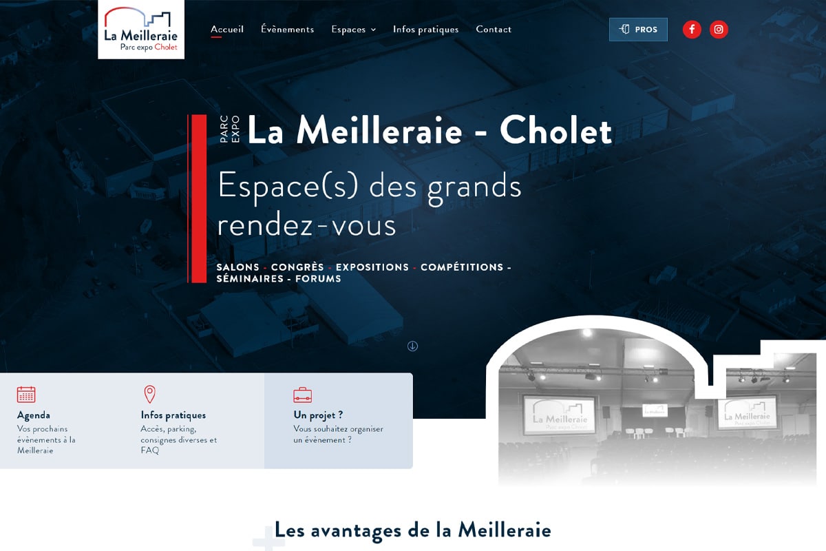 La Meilleraie - Création de Site Internet - Enjin Agence Web Cholet