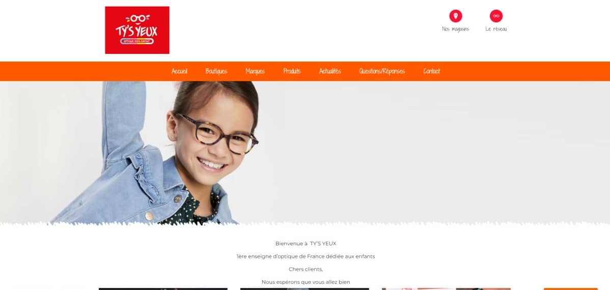 Ty’s yeux - Stratégie Réseaux Sociaux - Enjin Agence Web Cholet