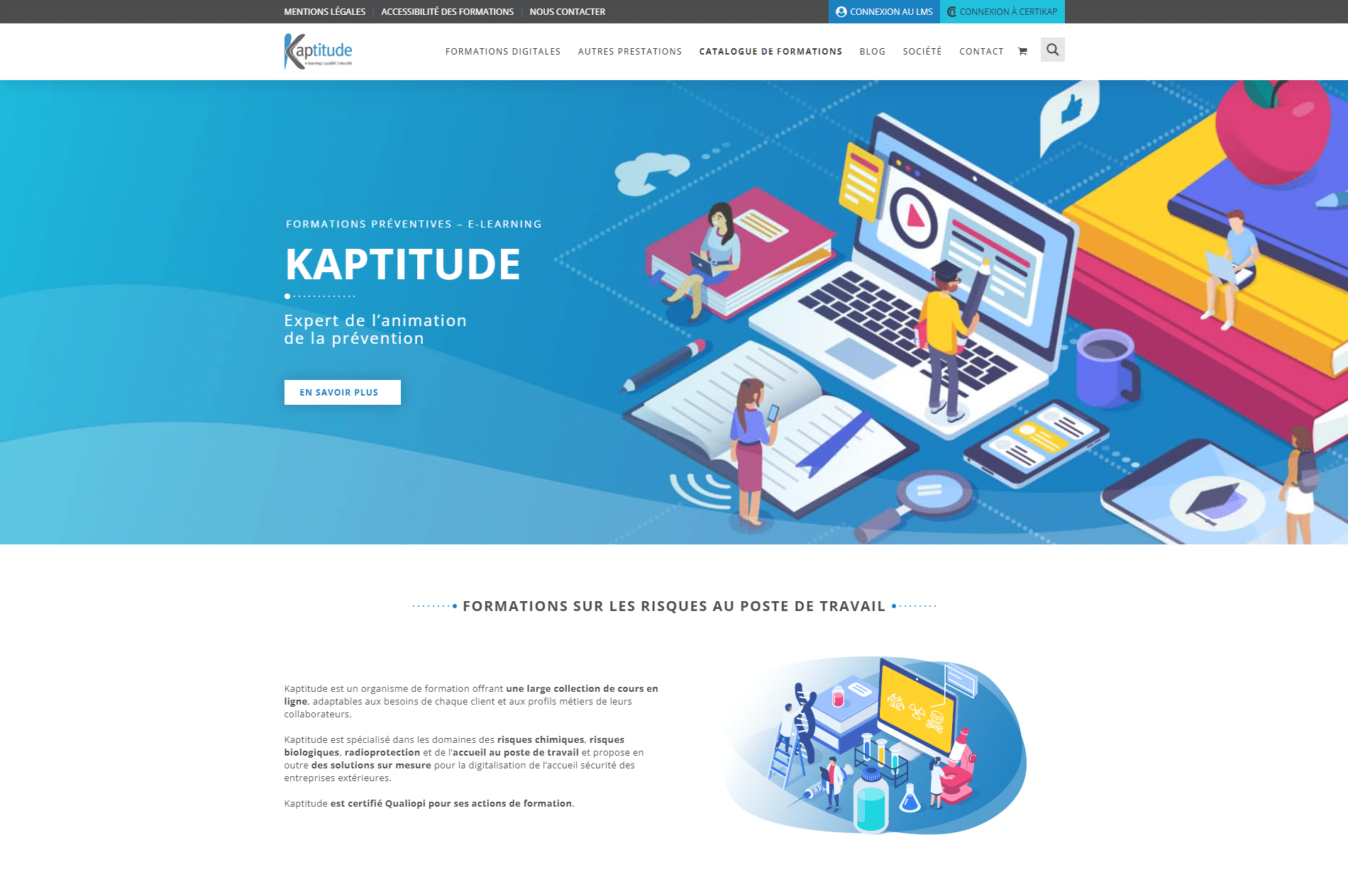 Kaptitude - R&eacute;f&eacute;rencement naturel (SEO), Cr&eacute;ation de Site Internet - Enjin Agence Web Cholet