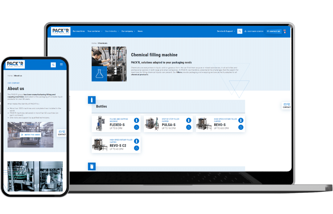 Pack’R - Référencement naturel (SEO), Création de Site Internet - Enjin Agence Web Cholet