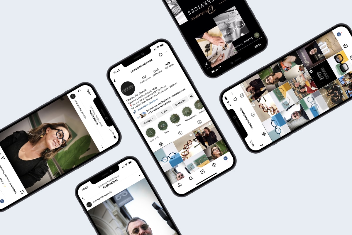 Charpentier Decelle - Gestion de R&eacute;seaux Sociaux - Enjin Agence Web