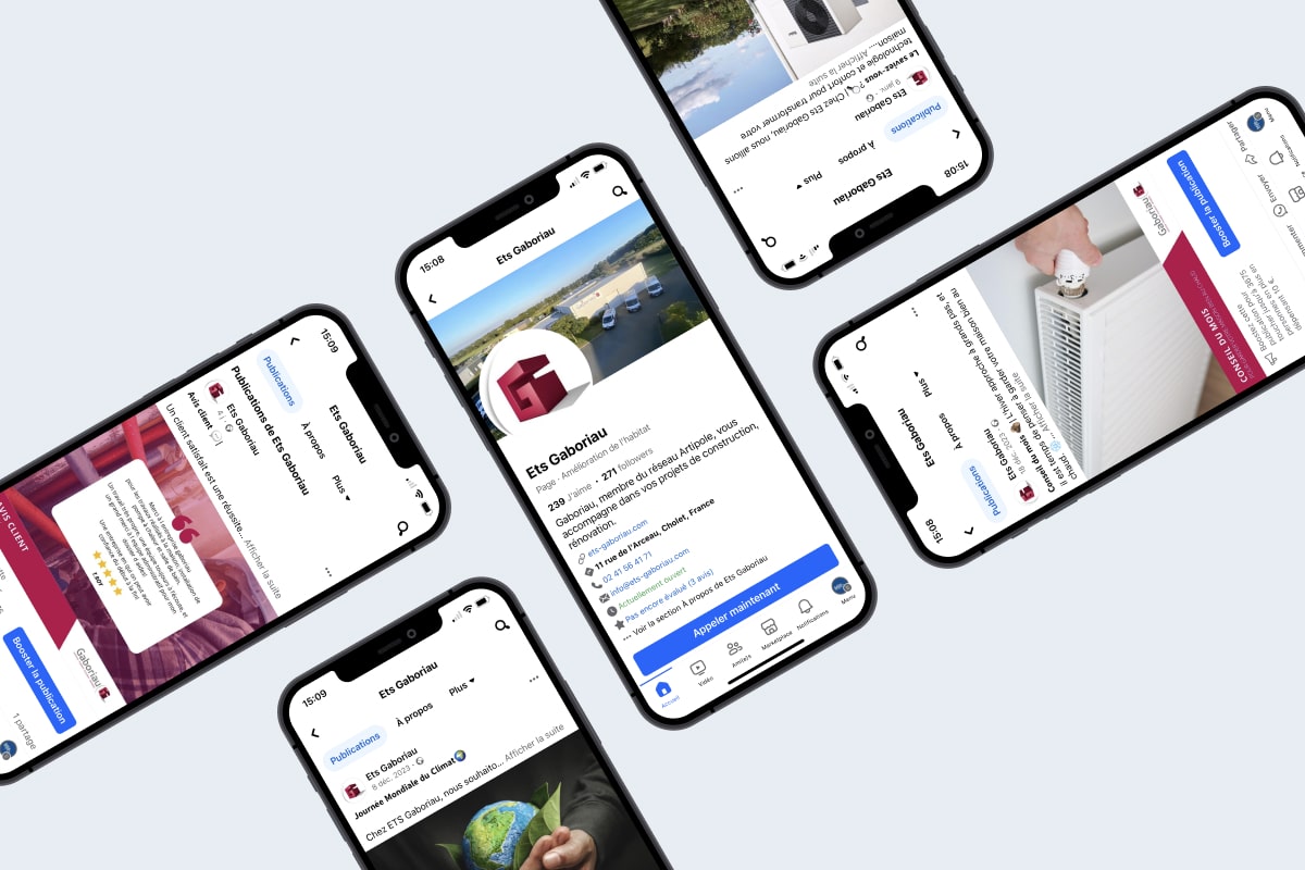 Gaboriau - Gestion de Réseaux Sociaux - Enjin Agence Web