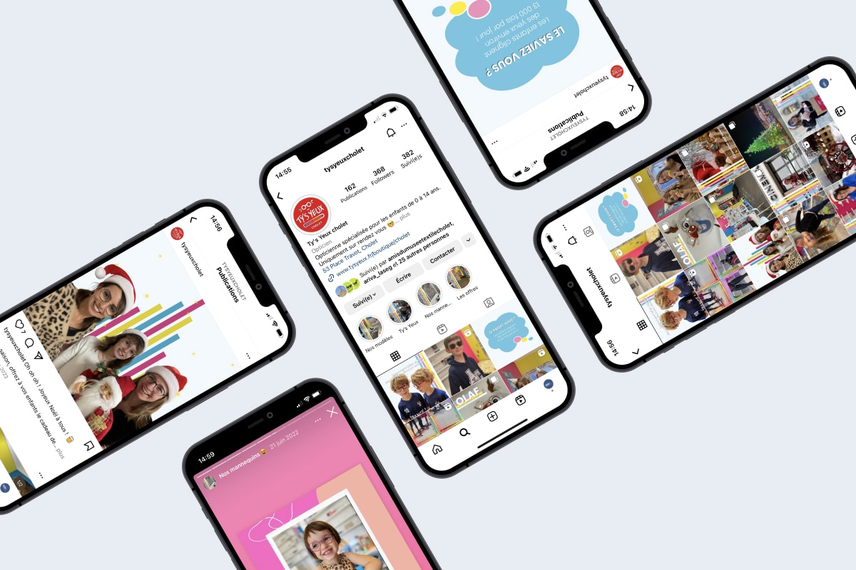 Ty's Yeux - Gestion de Réseaux Sociaux - Enjin Agence Web