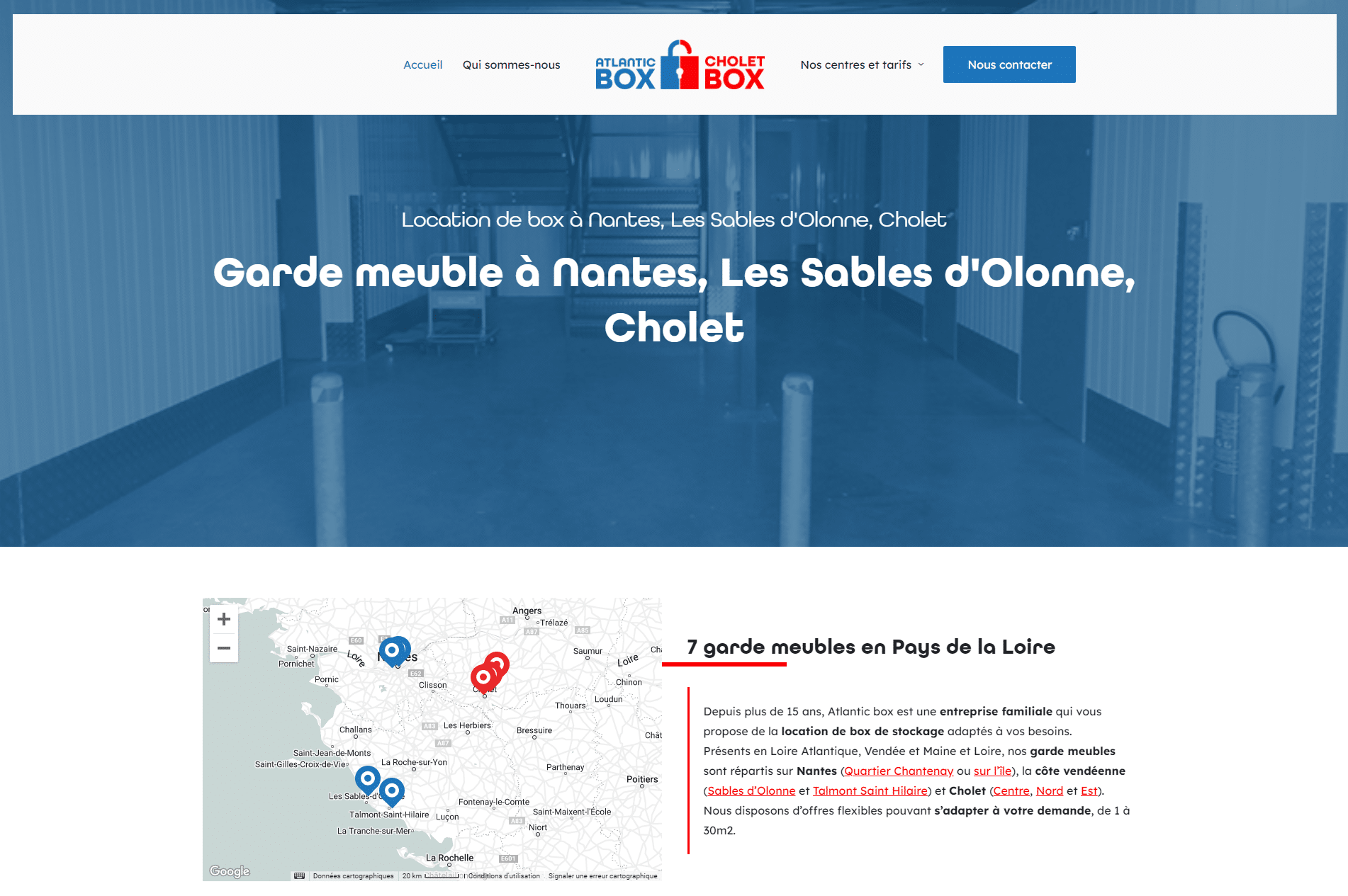 Atlantic Box - Référencement naturel (SEO), Création de Site Internet - Enjin Agence Web Cholet