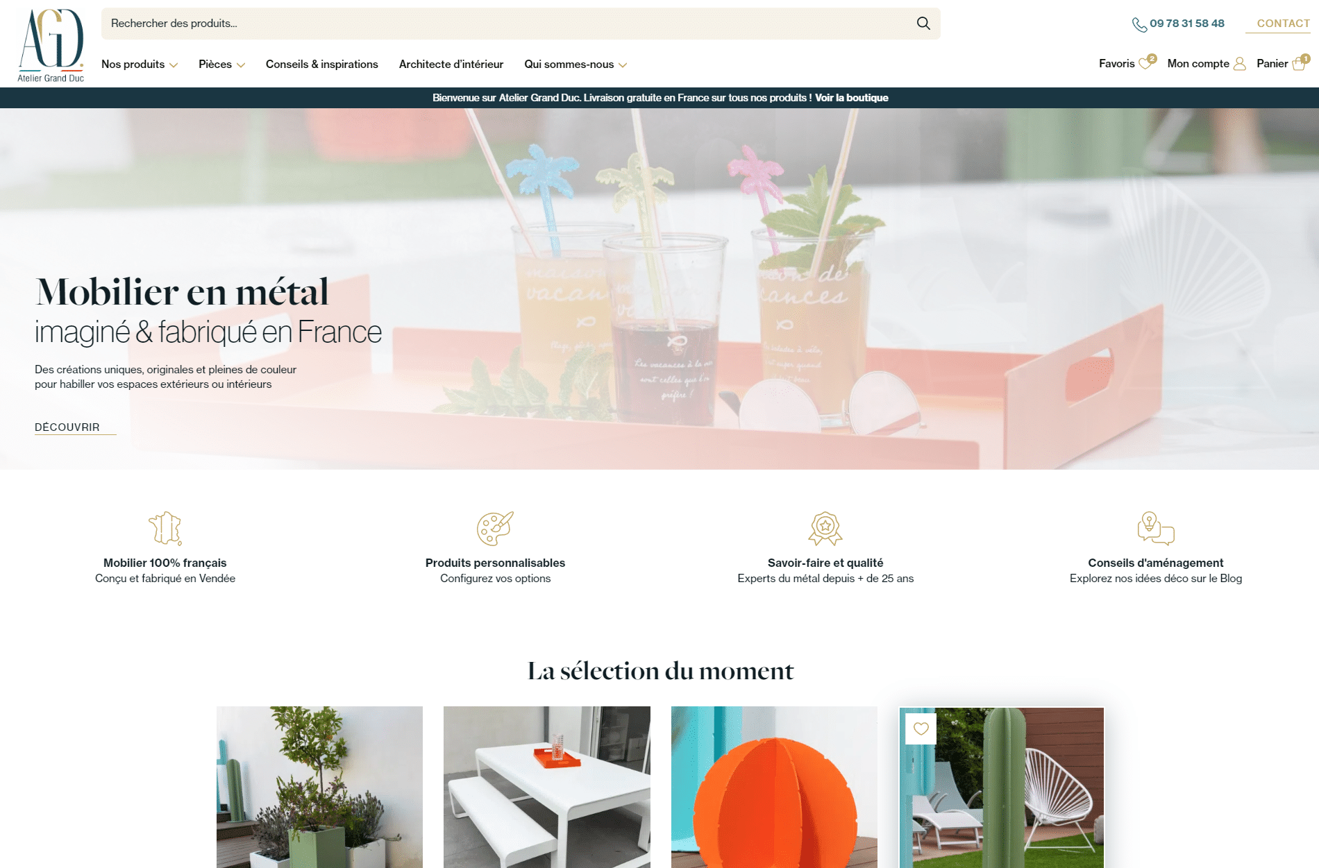 site internet atelier grand duc