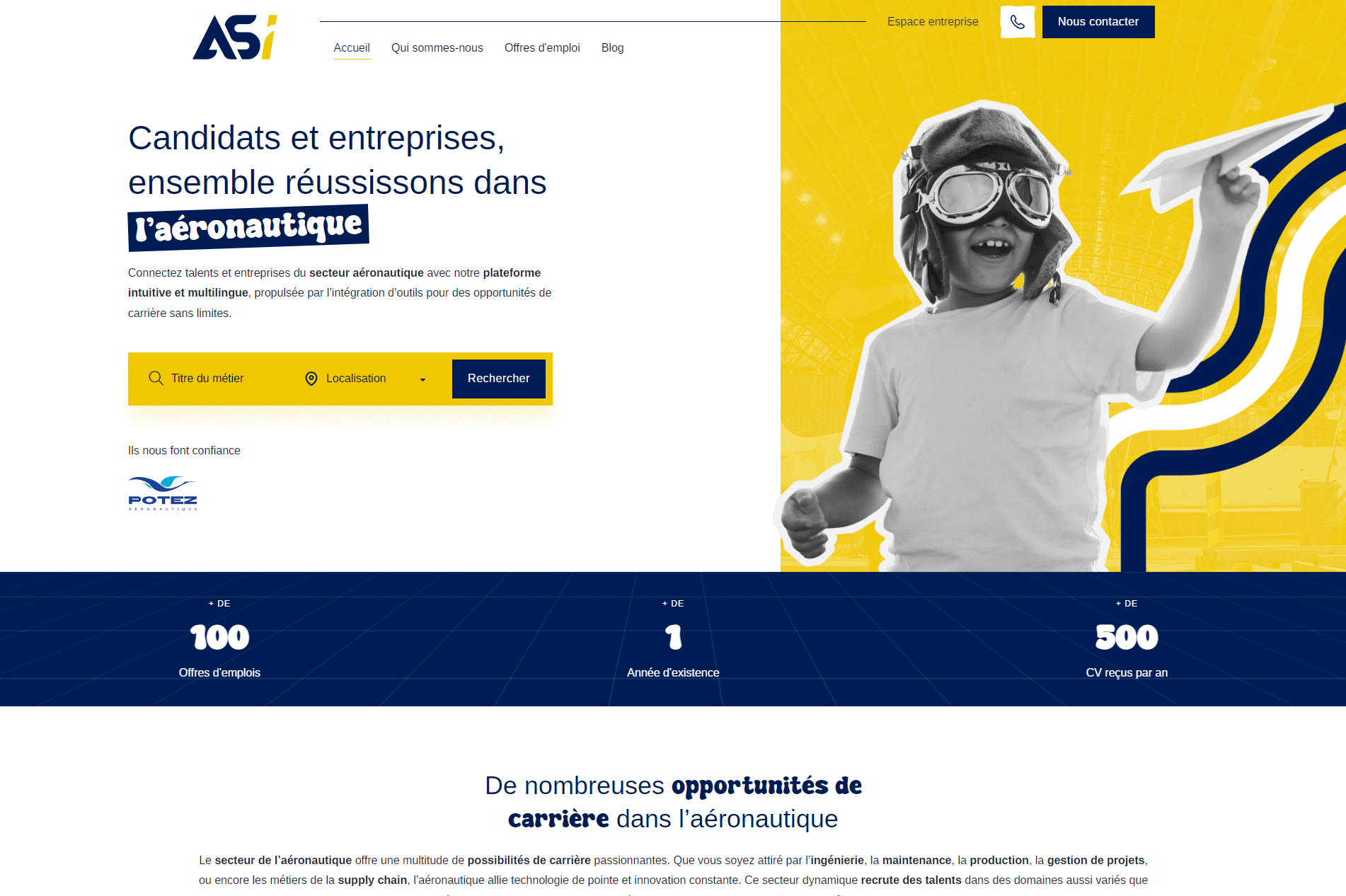 ASI Intérim - référencement et site web
