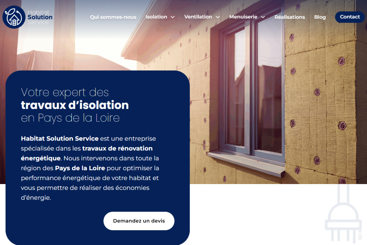 Site web Habitat Solution Service