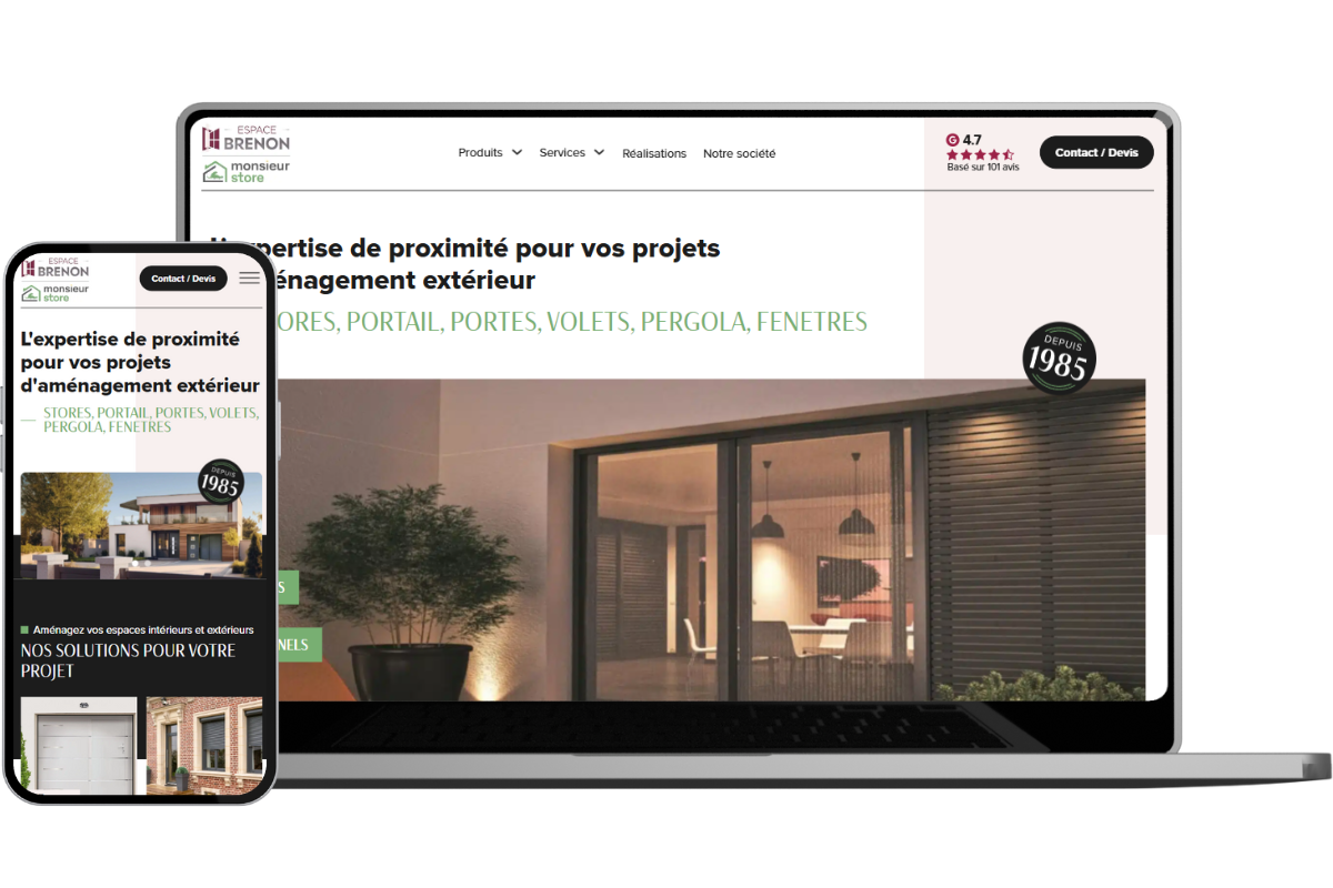 Mockup nouveau site Espace Brenon par Enjin