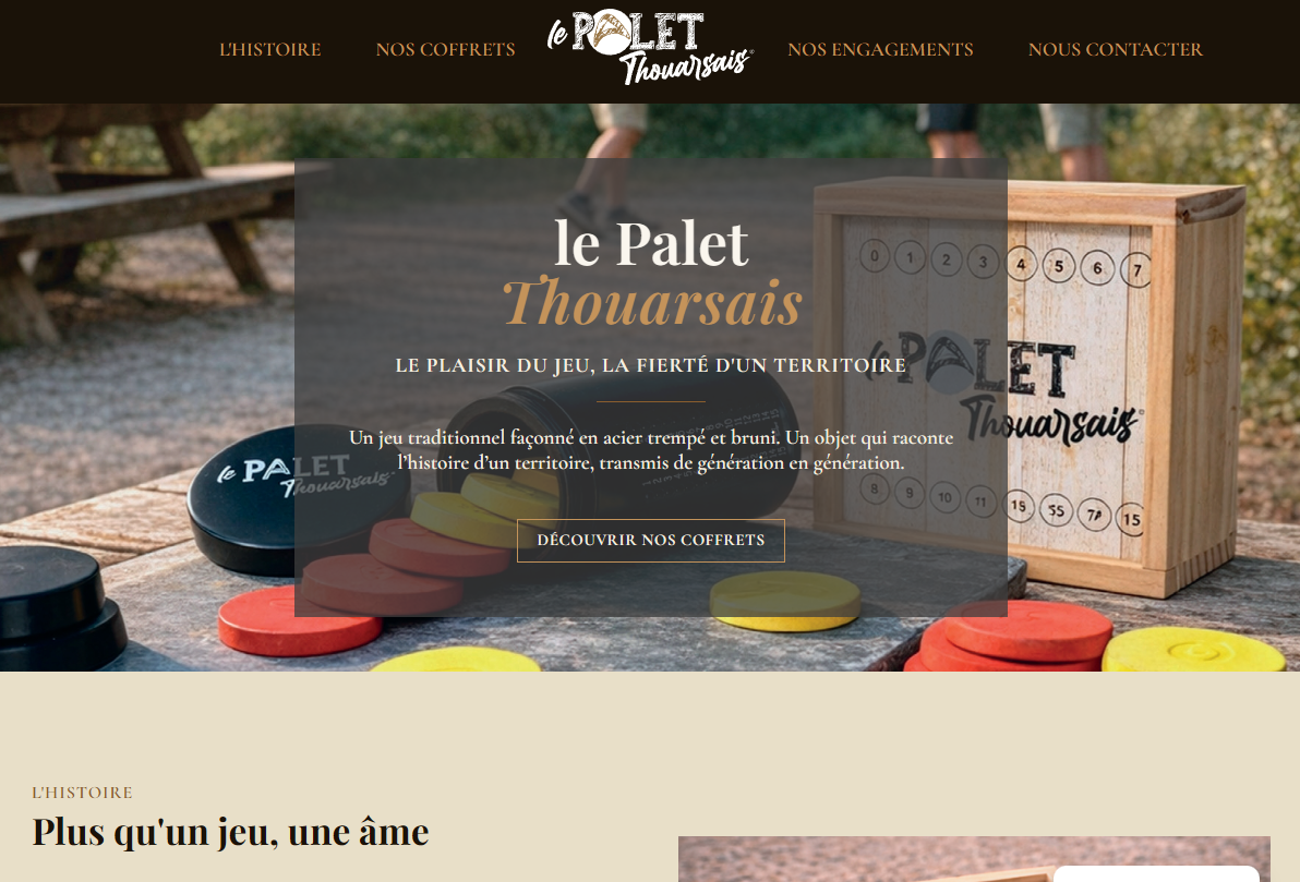 Site one page du palet thouarsais