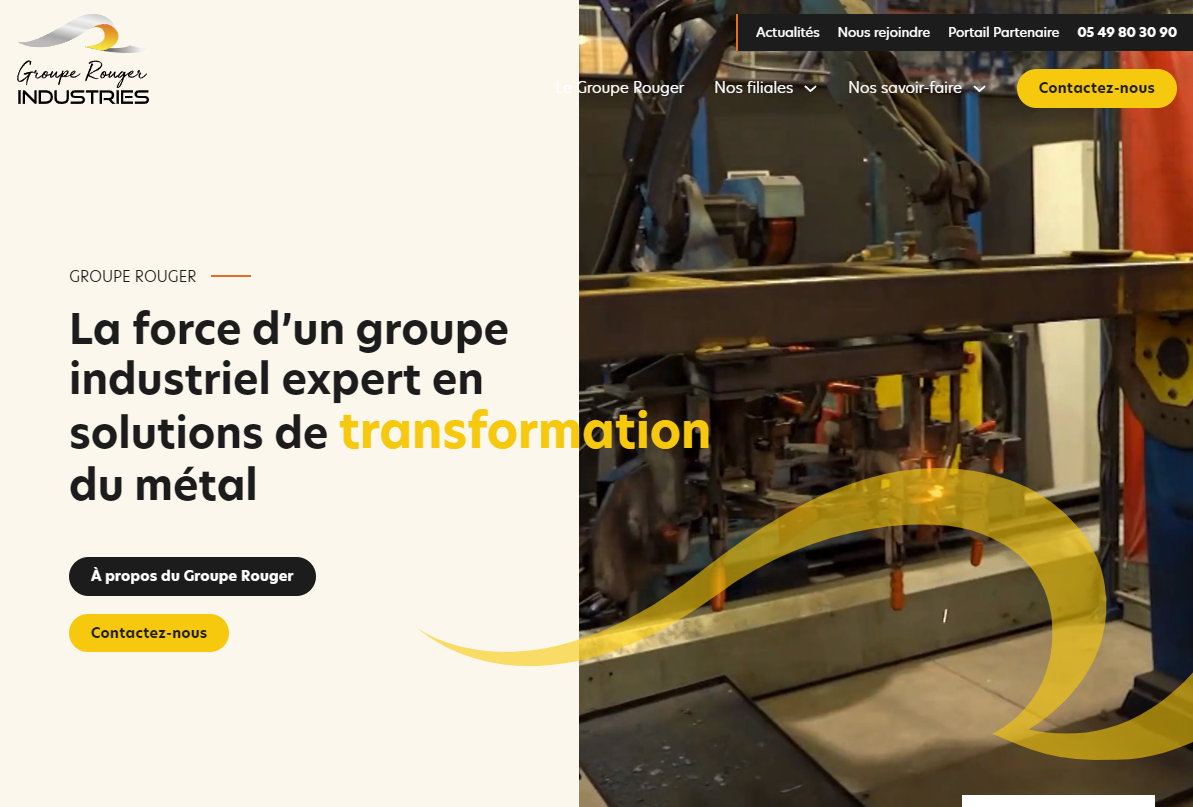 Refonte site Vitrine Groupe ROUGER