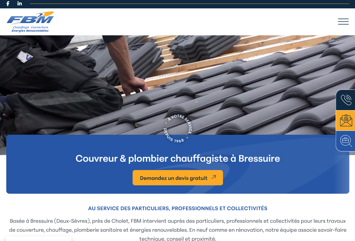 Refonte site vitrine FBM