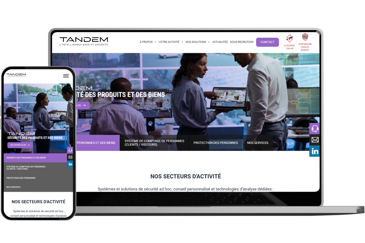 refonte site vitrine Tandem