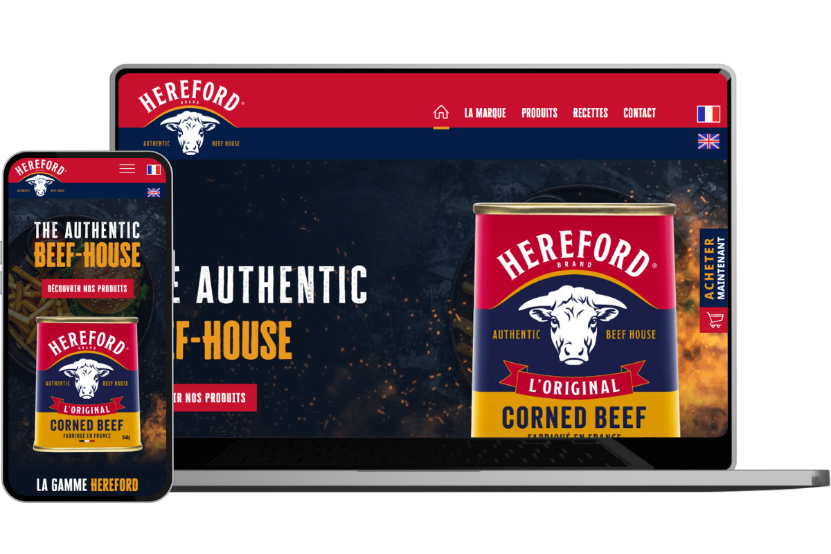 refonte site vitrine hereford