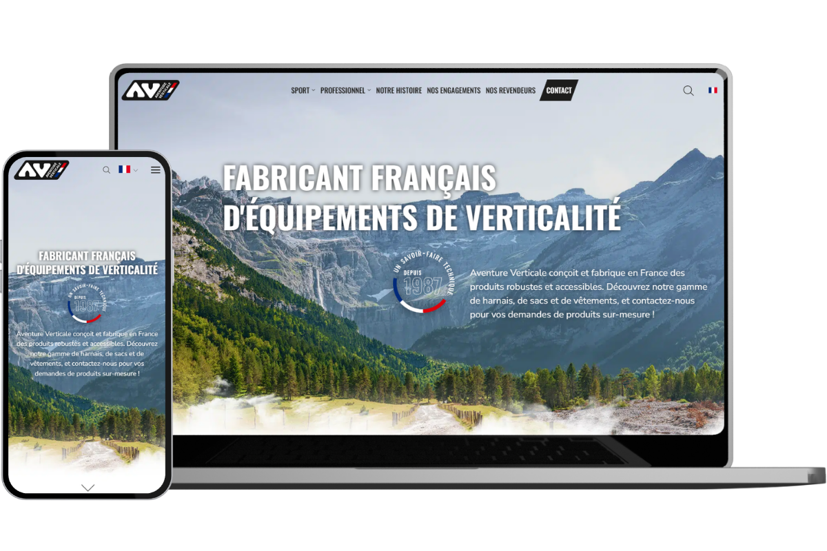 mockup nouveau site aventure verticale